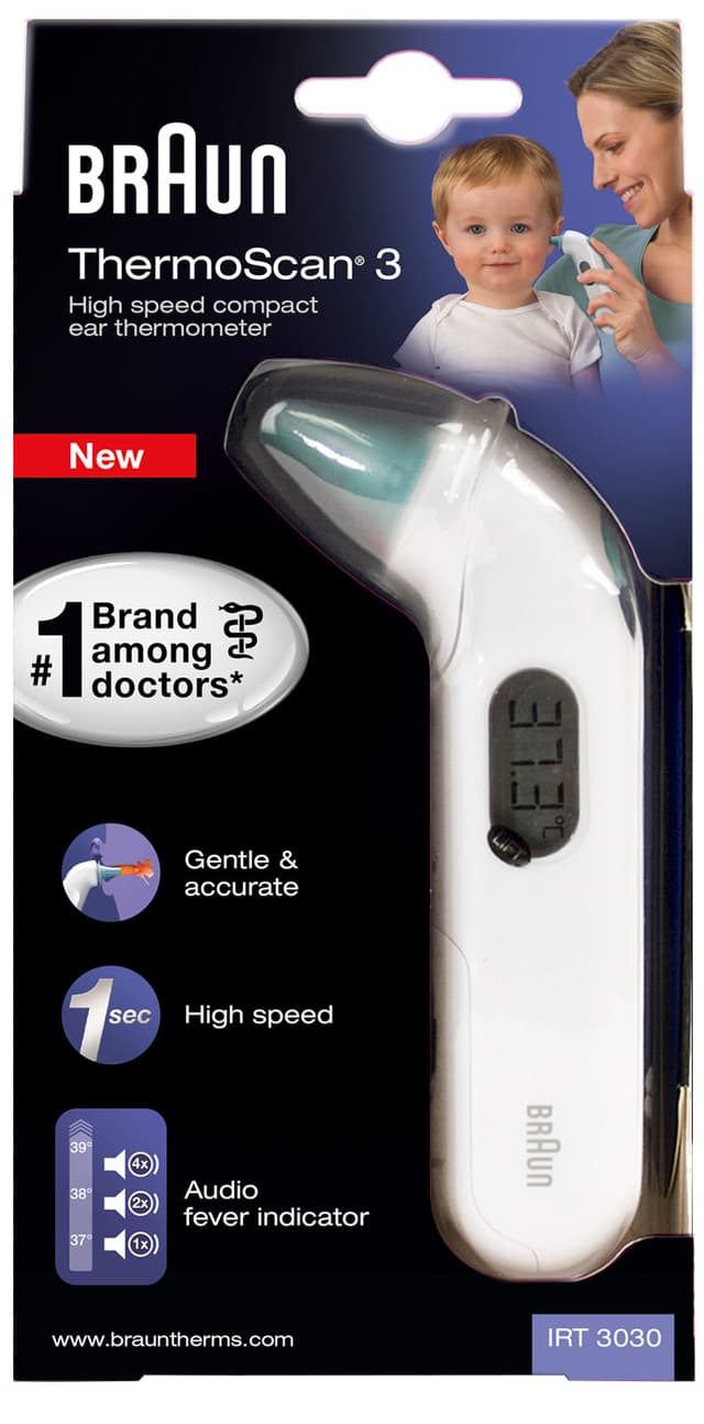Braun øretermometer IRT3030WE