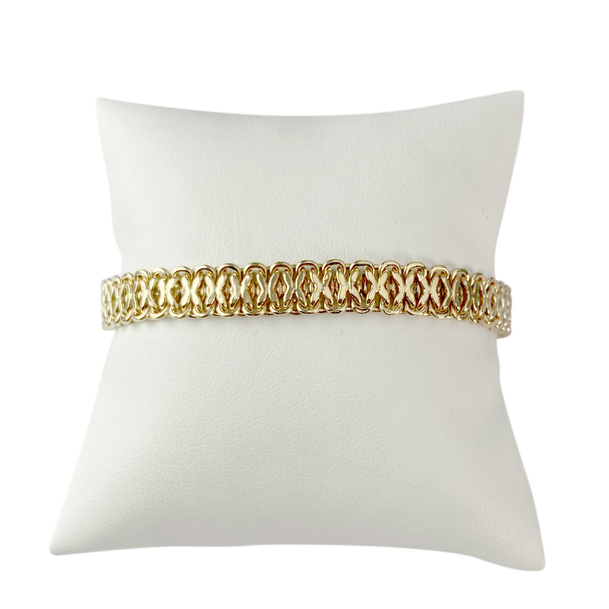 Bracelet d'occasion or 750 jaune 19 cm