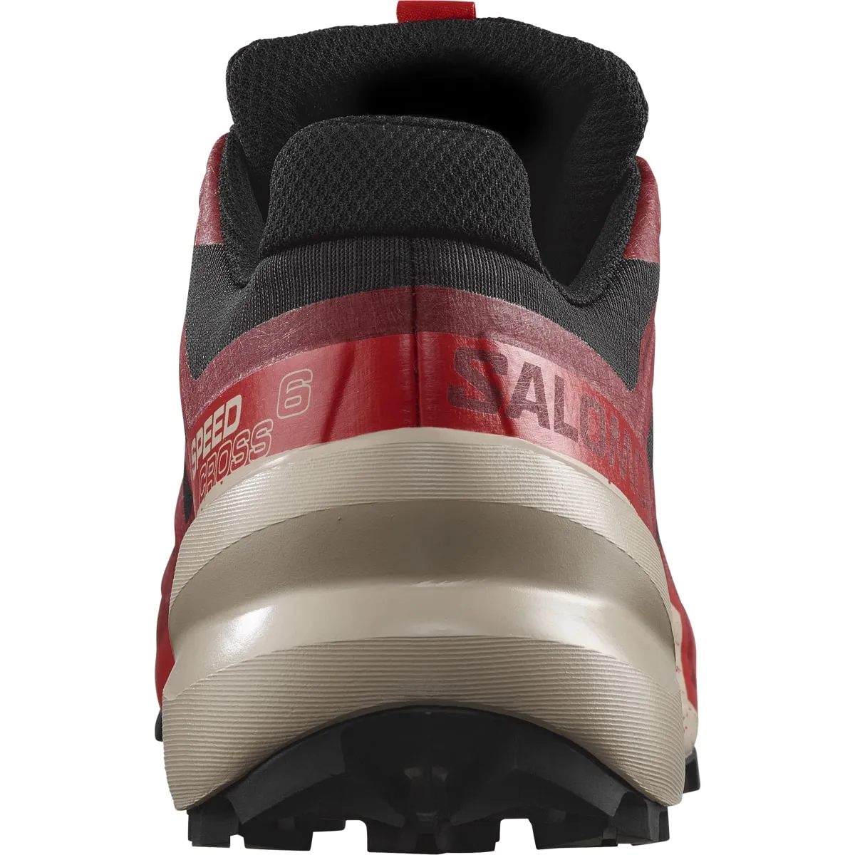 Salomon Men's Speedcross 6 GORE-TEX Black/Red Dalhia/Poppy Red