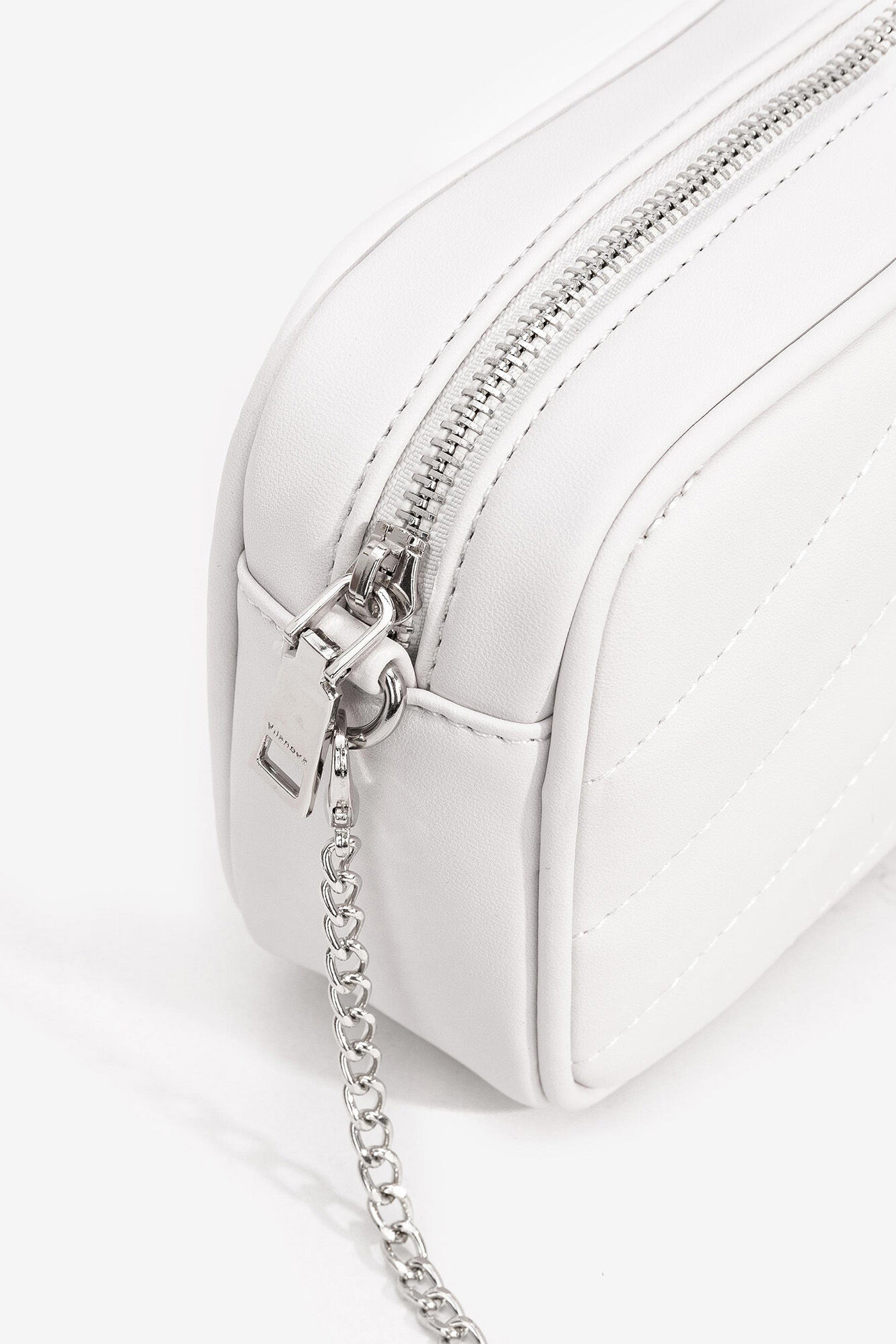Bolsa de ombro acolchoada - Bege
