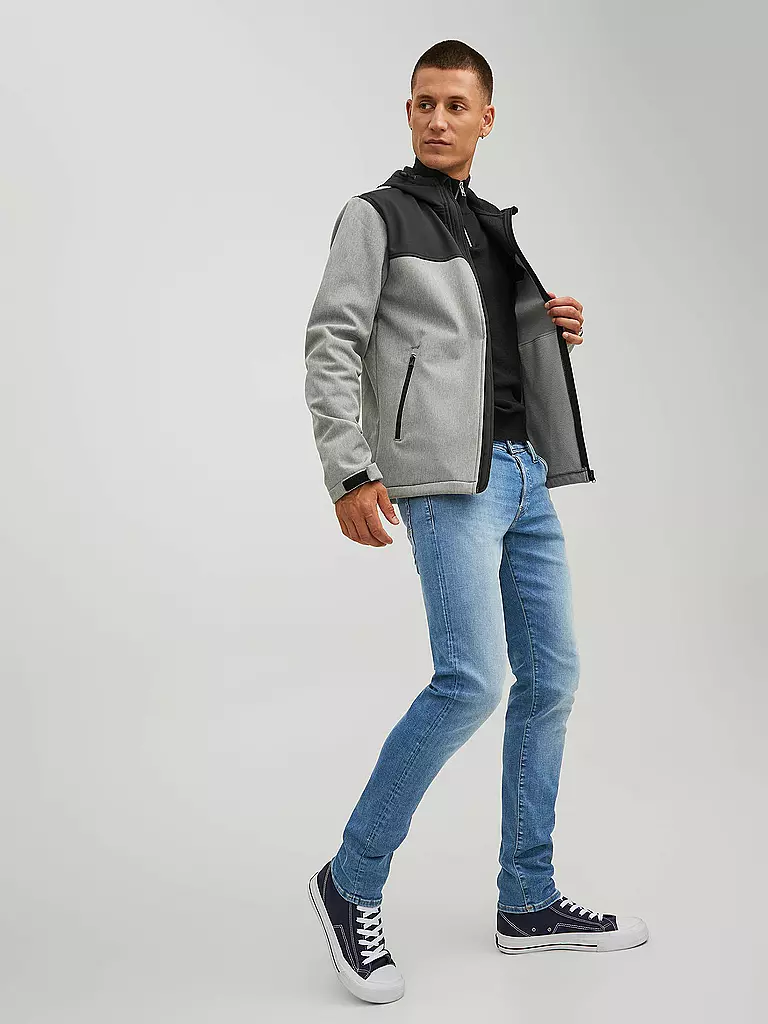 JACK & JONES Jeans Slim Fit JJIGLENN hellblau