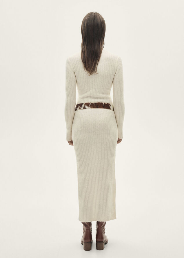 MANGO DRESS. -- GARRIGO Light beige