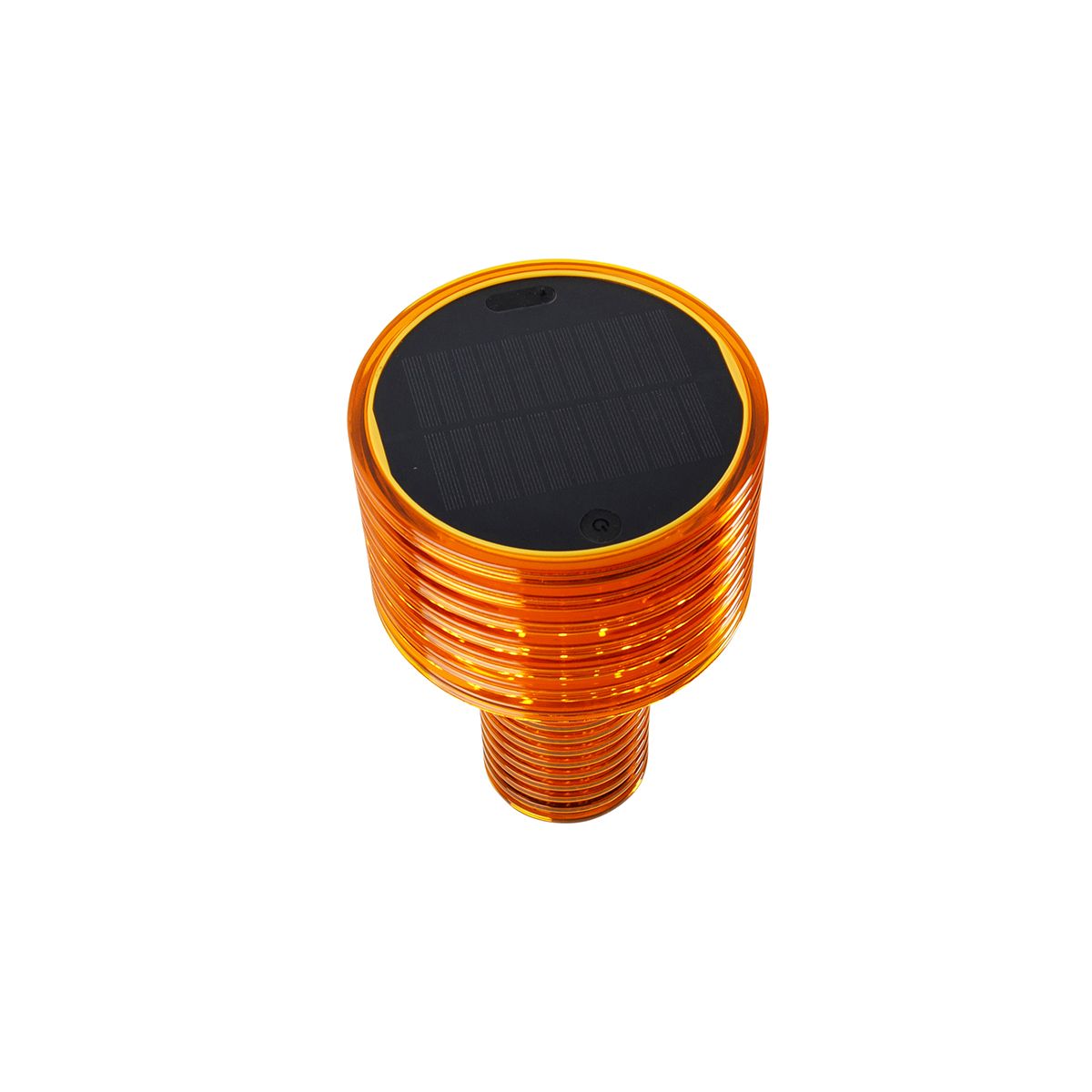 Tafellamp oranje kunststof incl. LED solar oplaadbaar IP44 - Ambar