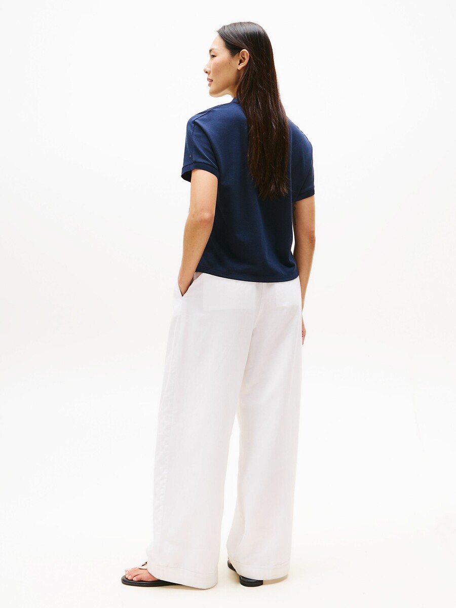 TOMMY HILFIGER<br>Camiseta de manga curta com gola polo