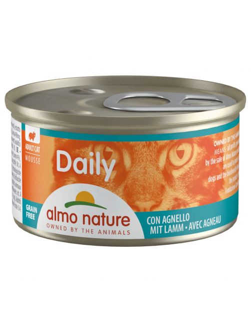 Almo Nature Cat Blik Daily Menu Mousse 85 g - Kattenvoer