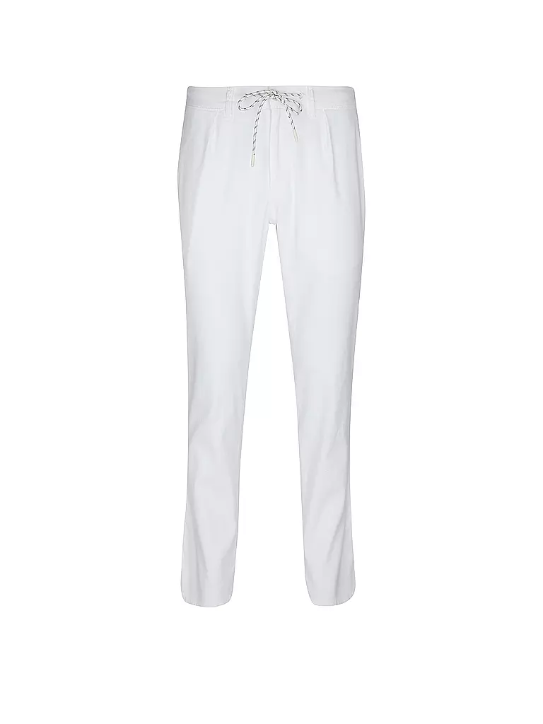 BRAX Leinenhose Modern Fit FABIO K  weiss