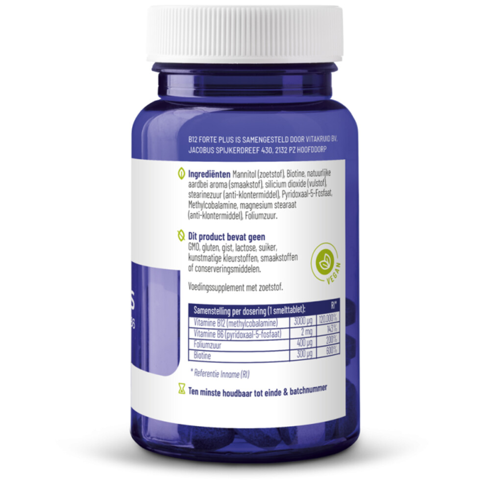 Vitakruid B12 Forte Plus 60 tabletten