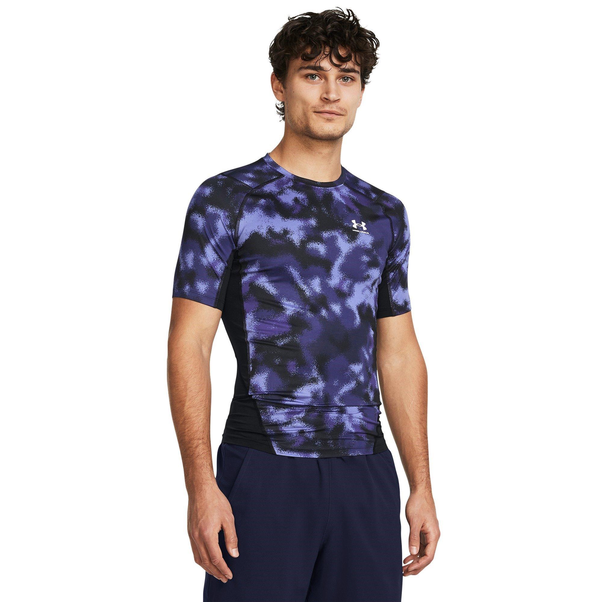 Under Armour Under Armour Ua Hg Printed Ss Gym Top Mens
