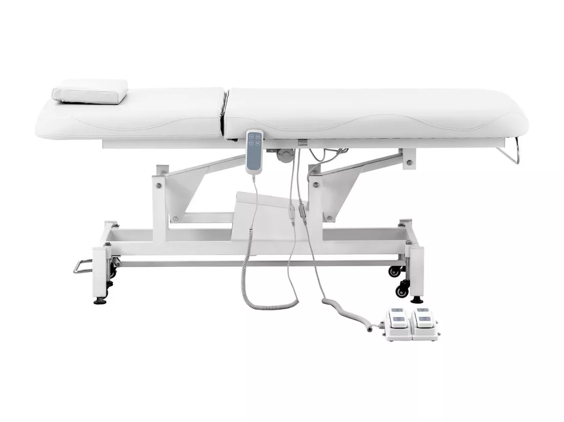 Table de massage professionnelle blanche 186 x 71.5 x 145 cm 14_0007750
