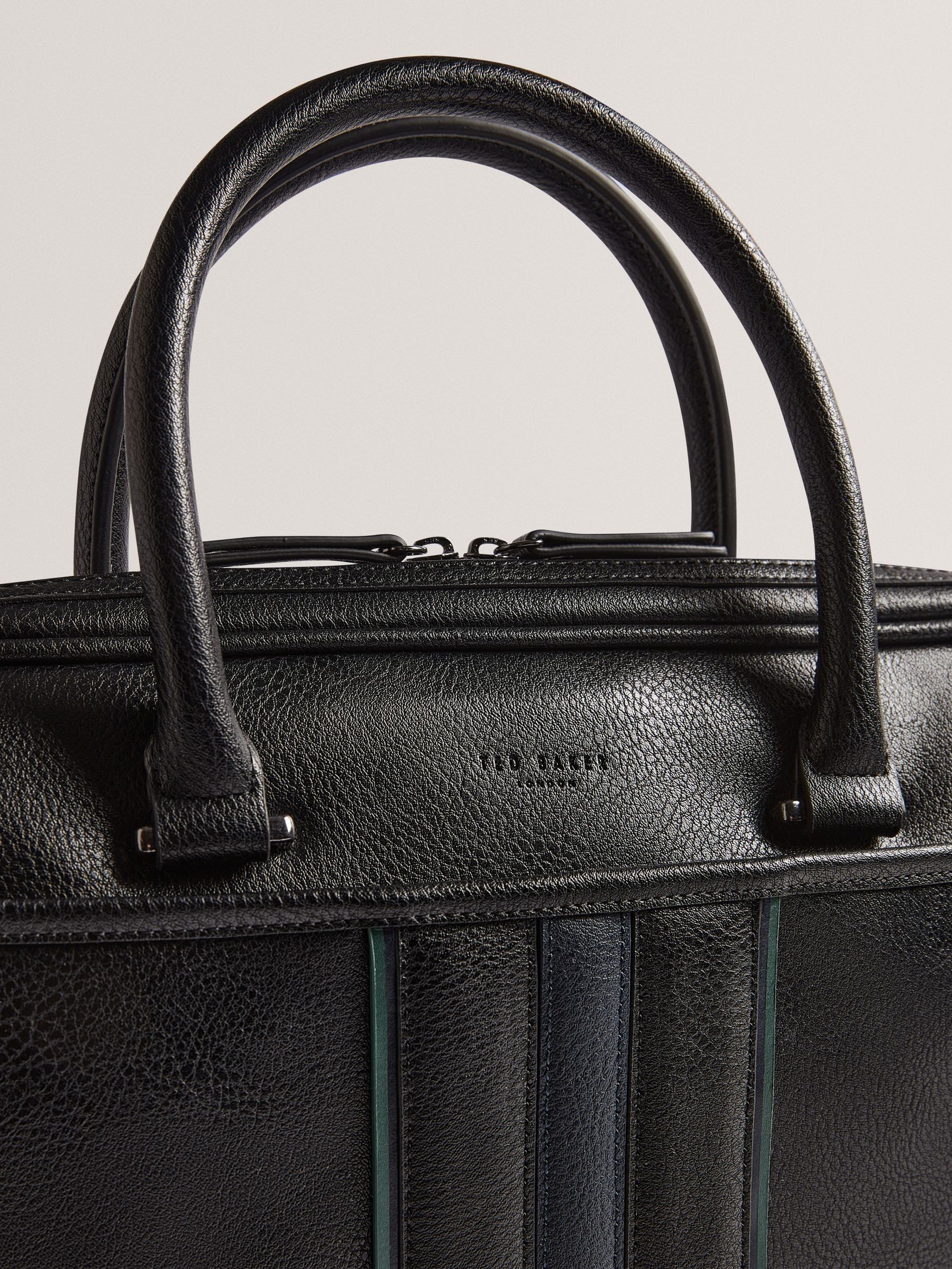 Ted Baker Kenriik Stripe PU Document Bag