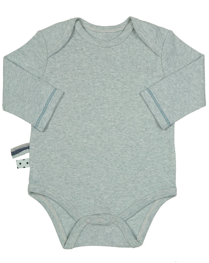 Langarm-Body EDIS UNI in mint melange