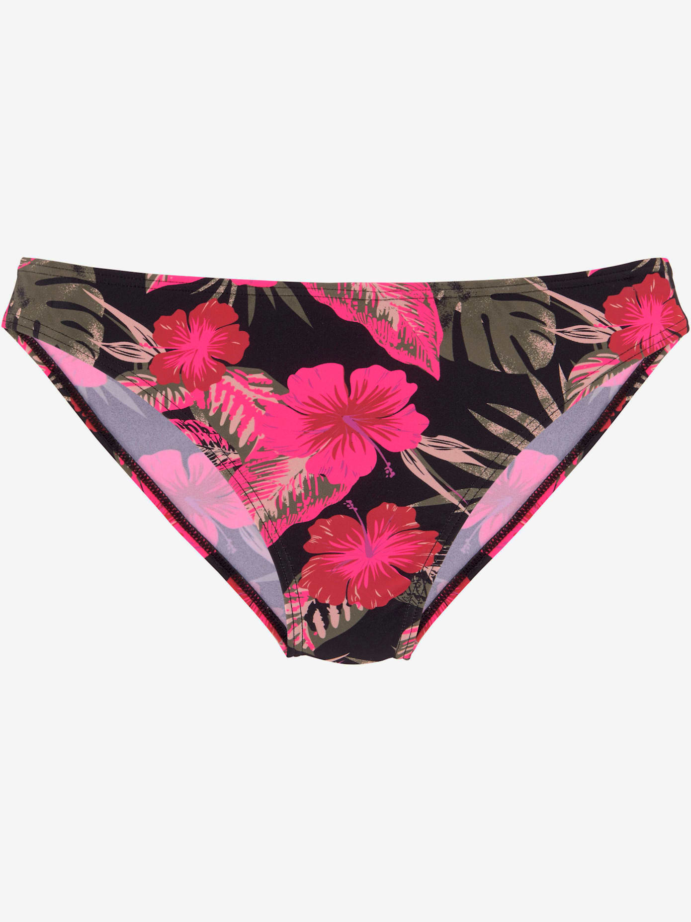 Bas de maillot de bain imprimé tropical