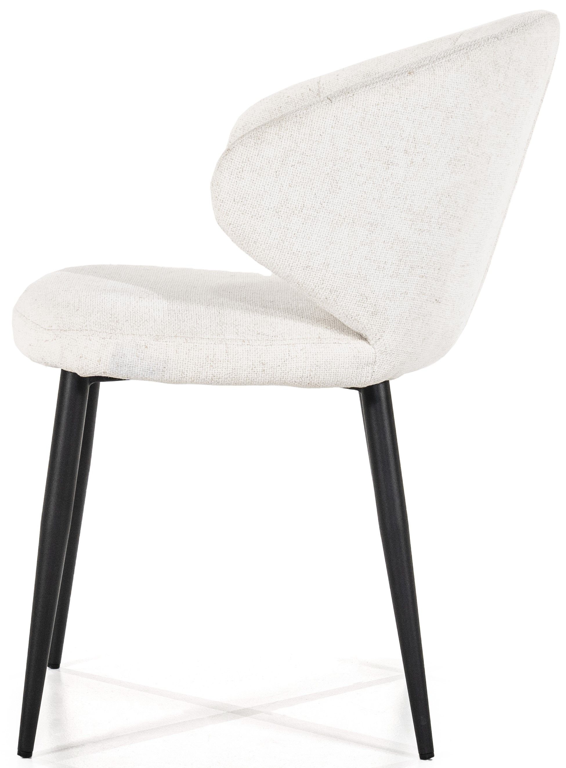 Eetkamerstoel - beige Savoir | 95931 Fleur B60 x D57 x H79 cm