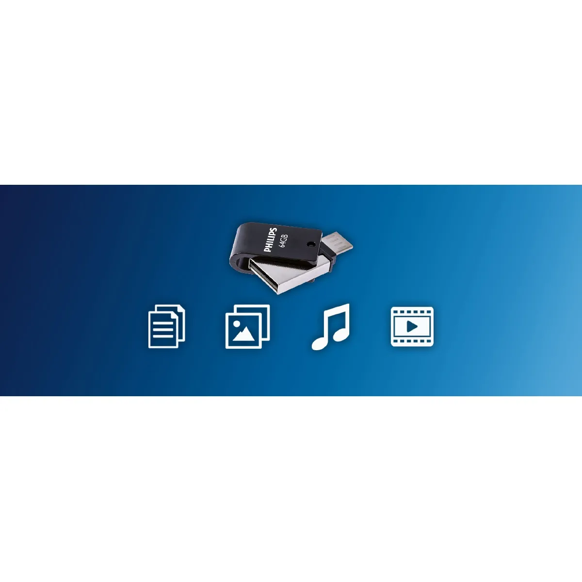 Philips 2-EN-1 USB 64GB