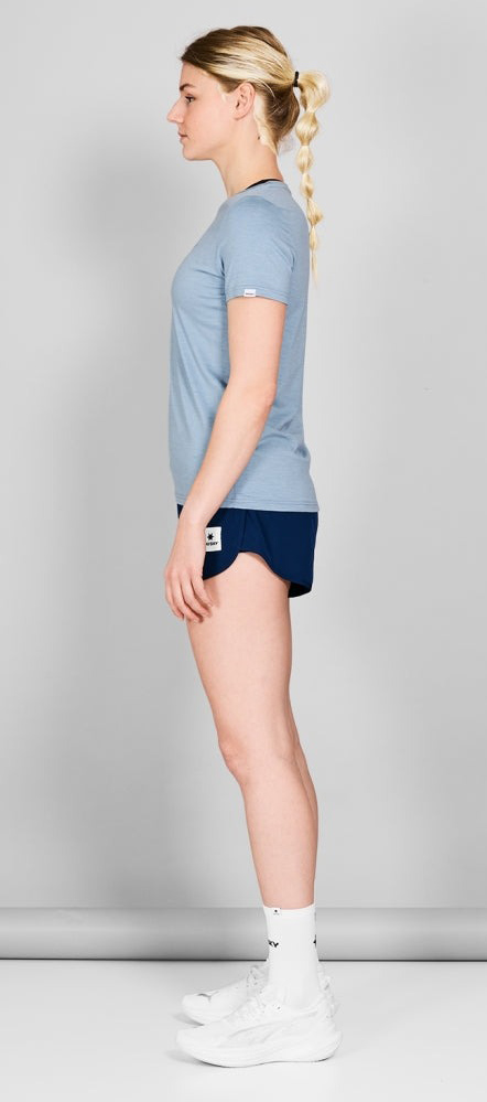 Logo Pace T-Shirt Dame 2010/Blue Melange