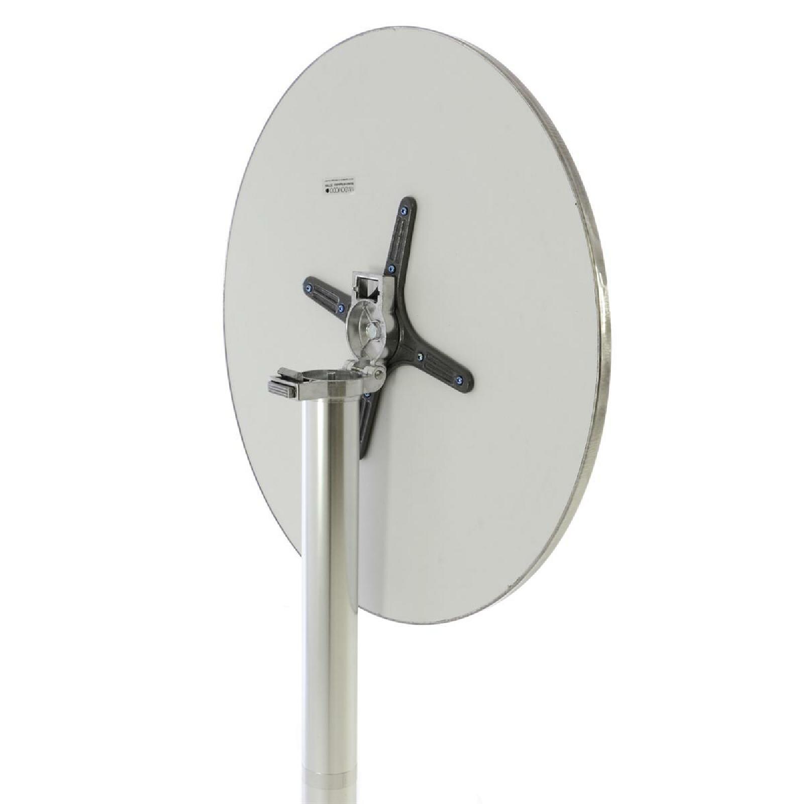 VCM Stehtisch Bistrotisch klappbar Edelstahl Aluminium Ø60 x H115/75 cm