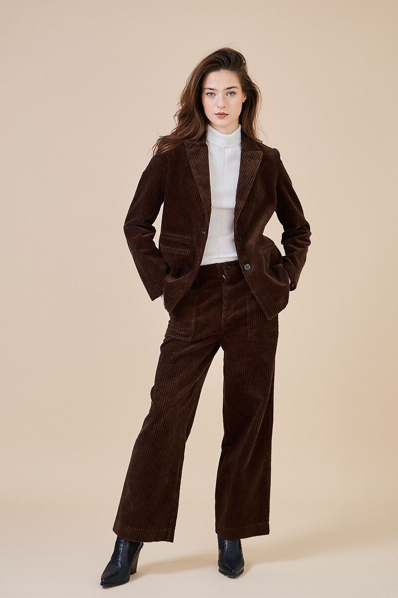 ATÉ BREVE<br>Blazer de veludo