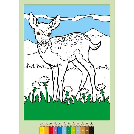 Ravensburger Malen nach Zahlen: Tierkinder - H20