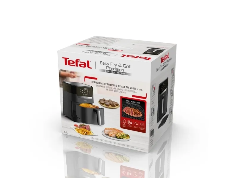 Tefal Easy Fry & Grill EY505815, Varmluftsteger, 4.2 L, 80 °C, 200 °C, 6 person(er), 60 min.