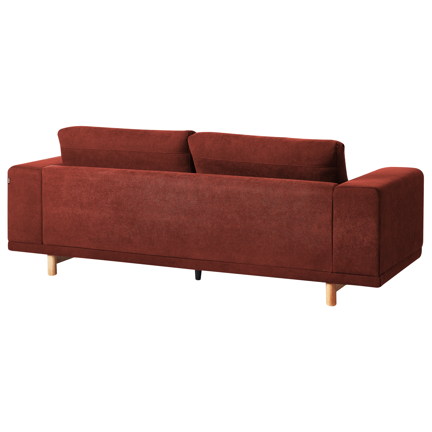 Beliani - NIVALA - Driezitsbank - Rood - Polyester