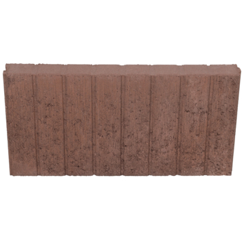 Stonewish palissade quadroband 6 x 25 x 50 cm beton bruin