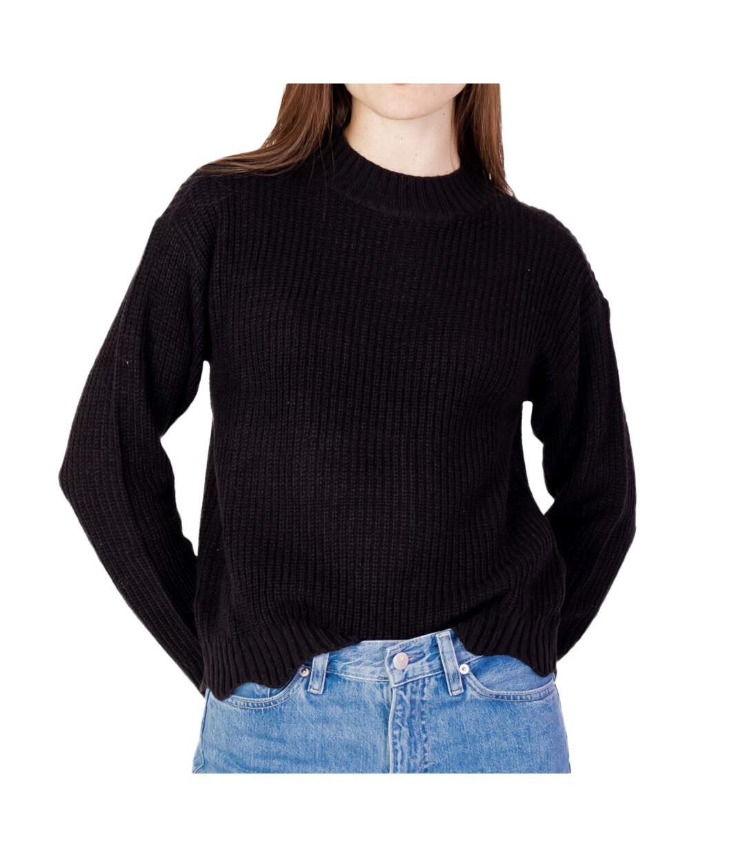 Pull Noir Femme JDY Scallop Edge
