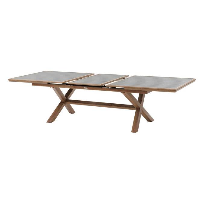 Table de jardin extensible AXIOME Graphite & Honey