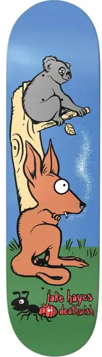 Deathwish Hayes Smoking Roo Skateboard Deck | SkatePro