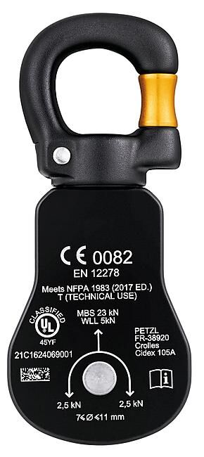 PETZL - POULIE SPIN S1 OPEN