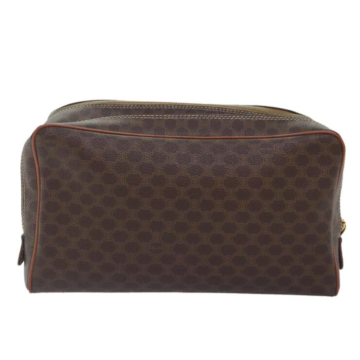 Celine Vintage Celine Pouch Brown
