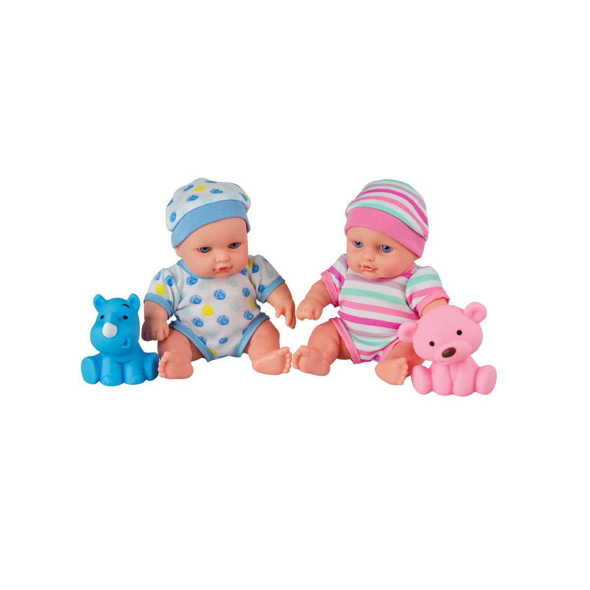 Bébé 20 cm avec pot et accessoires