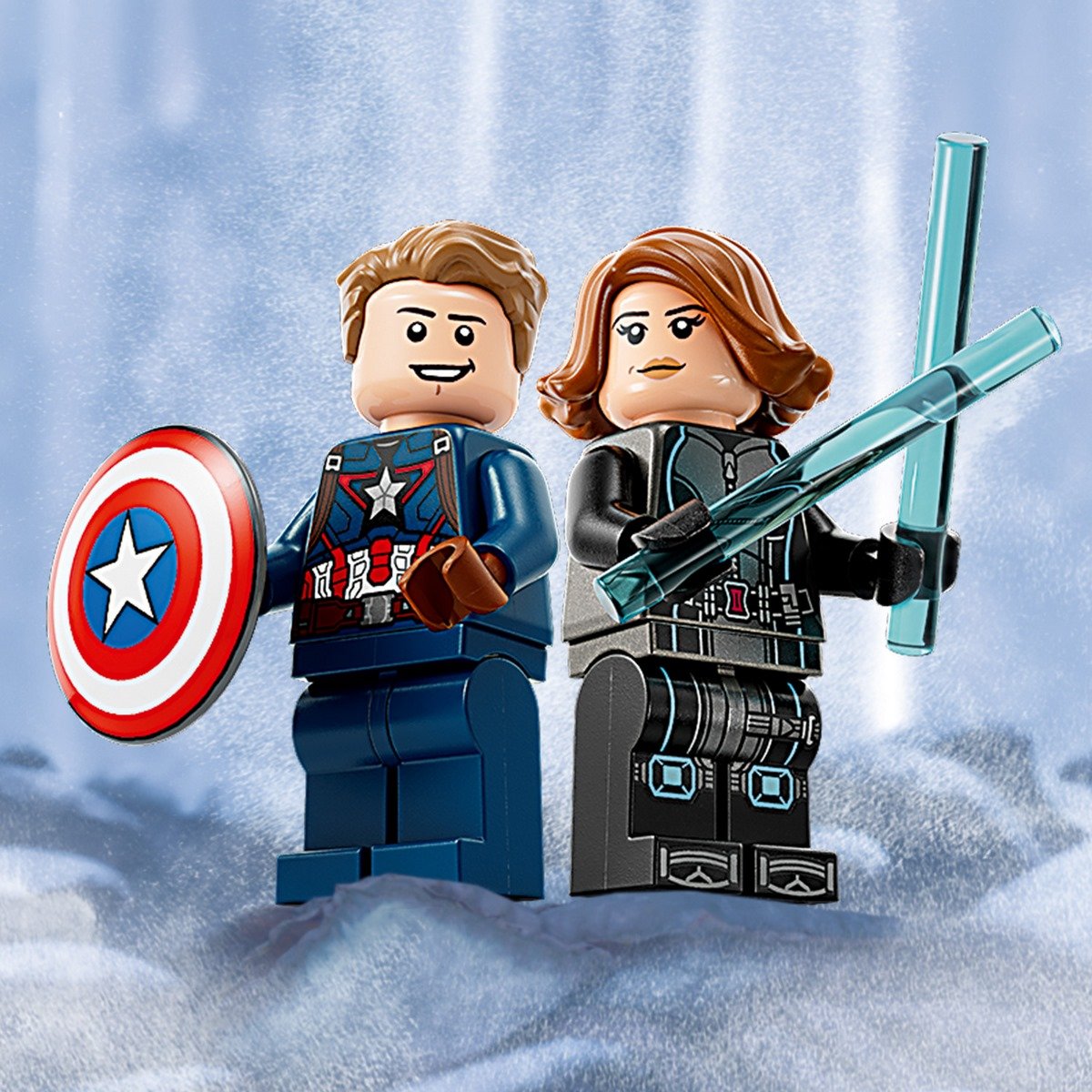 Motos Black Widow et Captain America Lego Marvel 76260