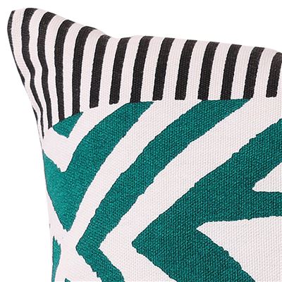Coussin motif géométrique - BECQUET CRÉATION