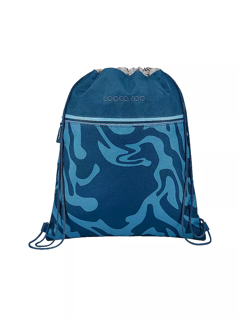 COOCAZOO Turnbeutel BREAKING WAVES blau