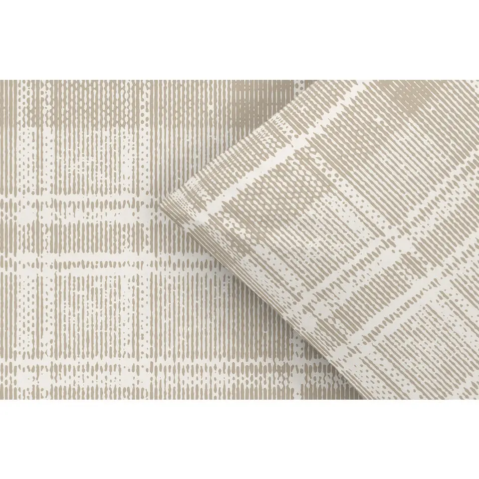 Dekbedovertrek Philip - zand/taupe - 200x200/220 cm