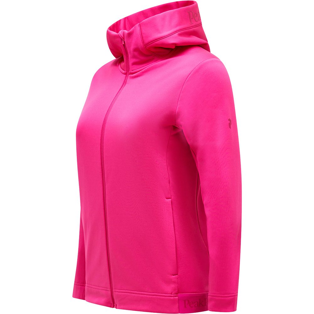 Peak Performance Rider Tech Zip Hood Midlayer-Jacke Damen beetroot purple