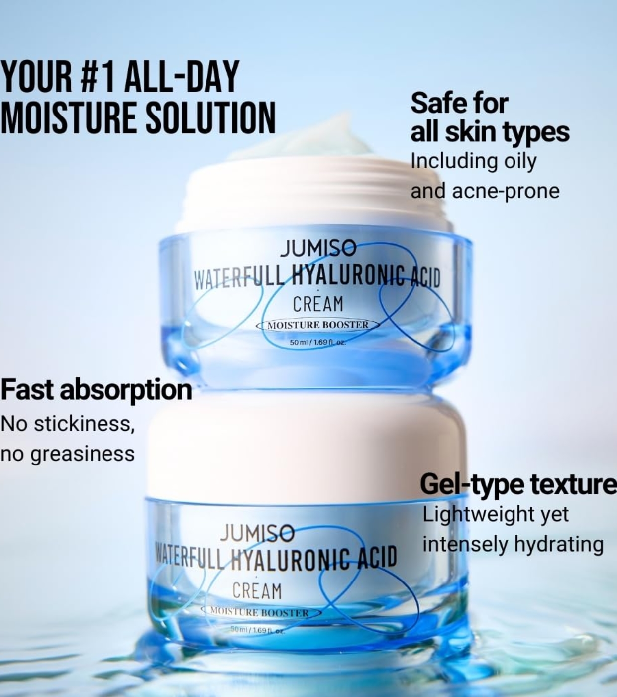 Jumiso - *Waterfull* - Creme facial hidratante Hyaluronic