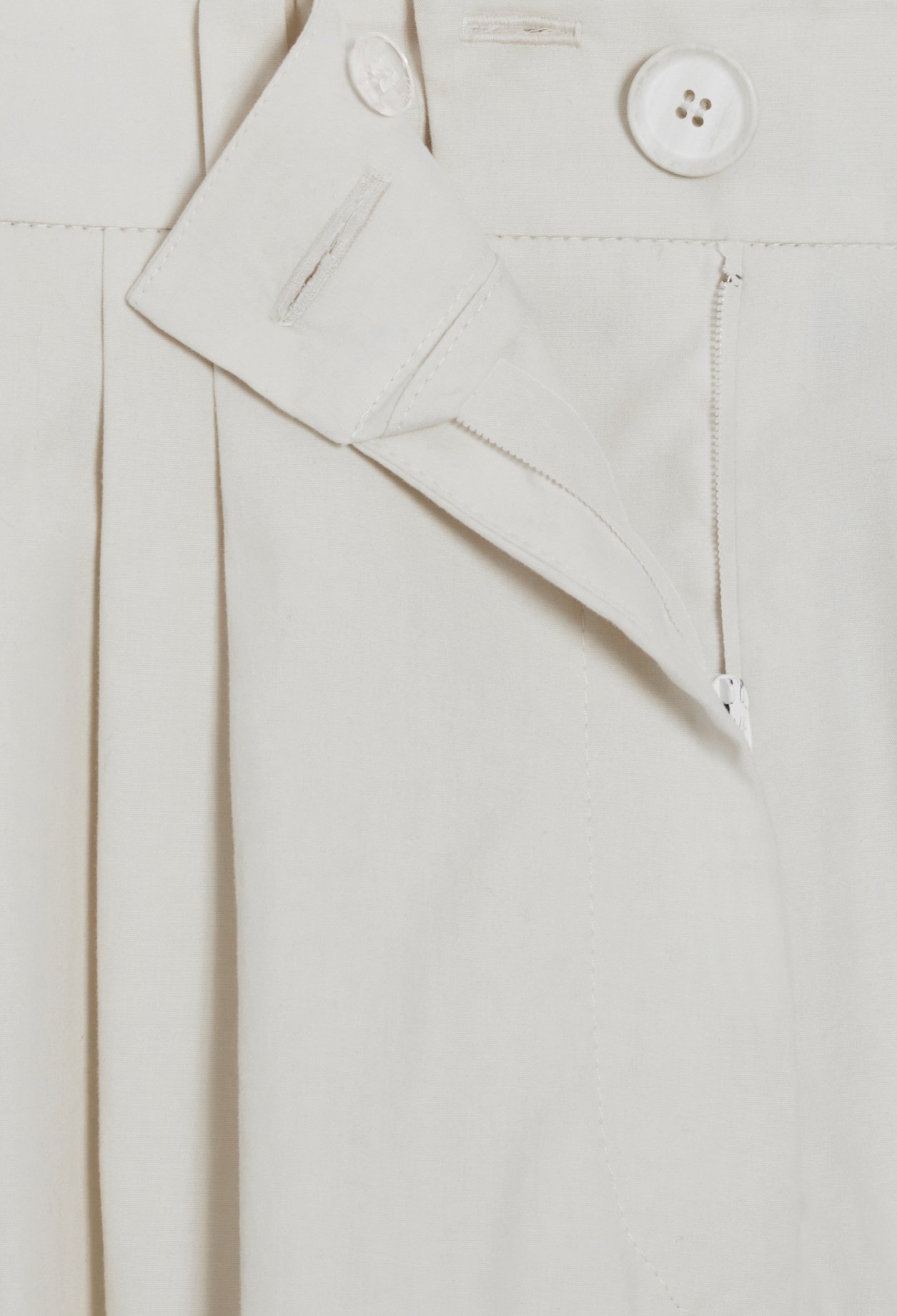 Pantalon large ivoire