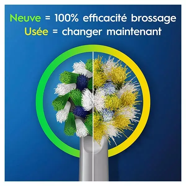 Escova de dentes elétrica Oral-B Vitality Pro branca com 1 cabeça de escova.