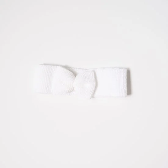 Bandeau avec noeud   Blanc        de               La Manufacture de Layette