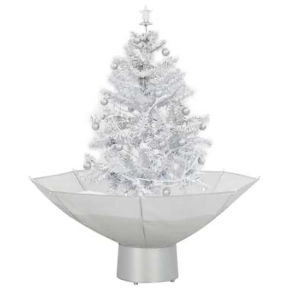 vidaXL - Sneeuwende Kerstboom - Wit - 75 x 60 cm