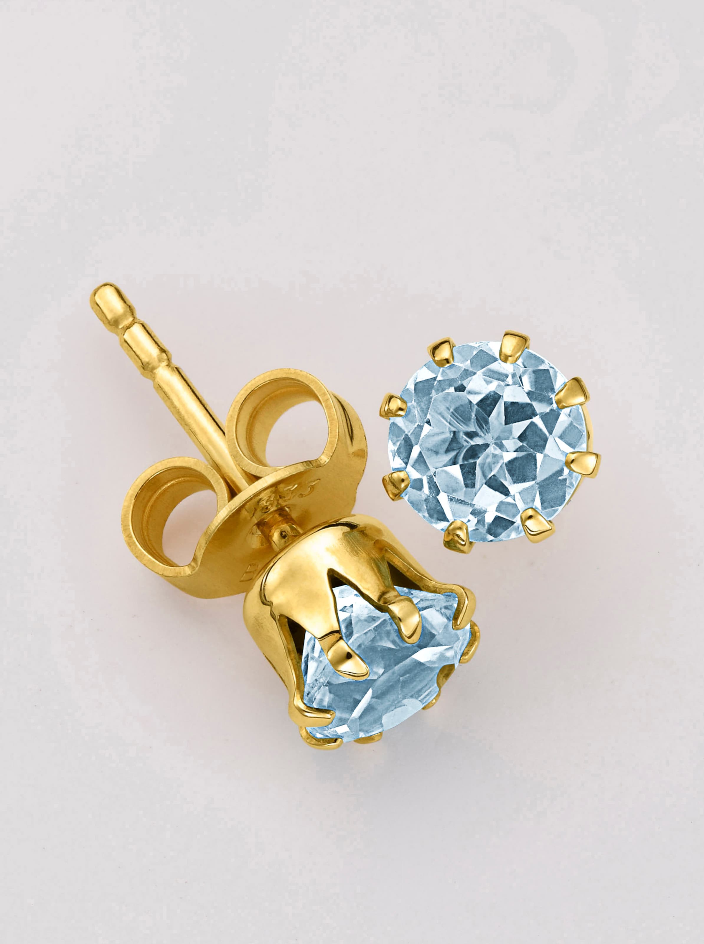 Ohrstecker in Gelbgold 375