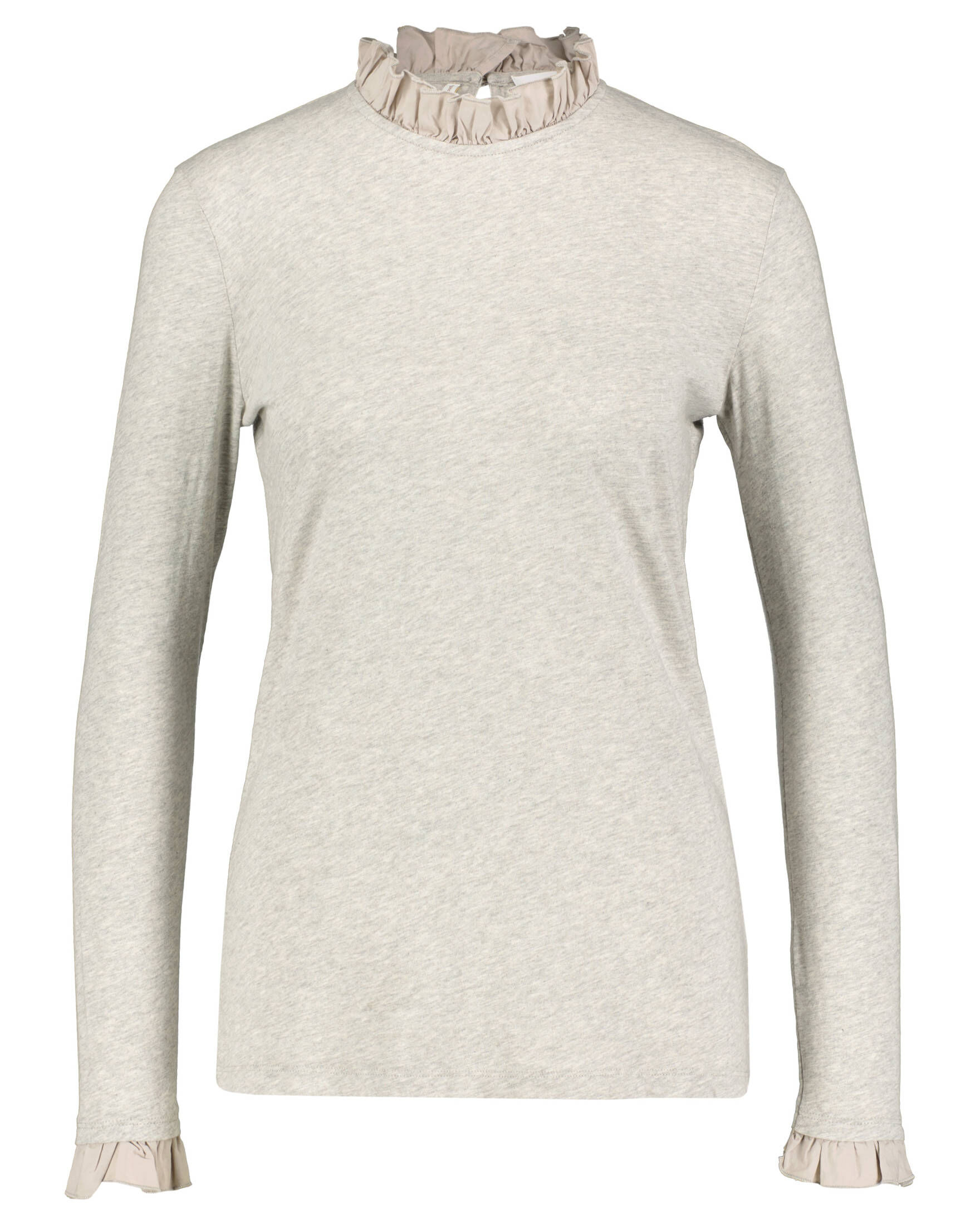 Rich & Royal| Damen Longsleeve mit Rüschen