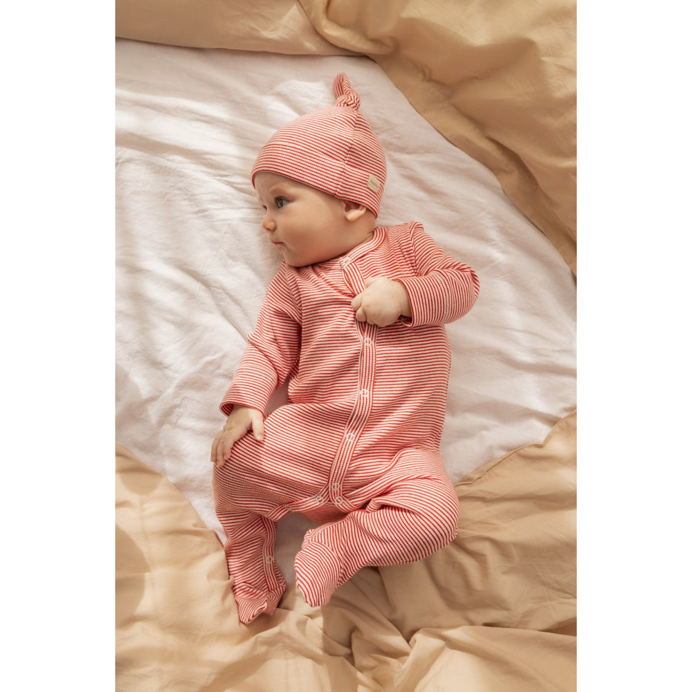 Køb MarMar New Born Modal Fine Rib Red Stripe Aiki Hue