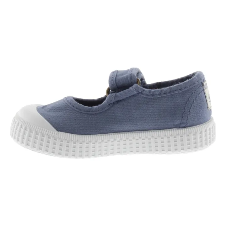 Victoria Baskets Scratchs Mercedes Tira Lona | Bleu