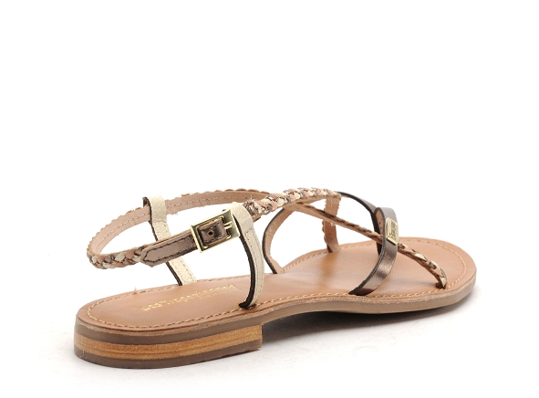 Les tropeziennes nu pieds plats femme monatres f beige