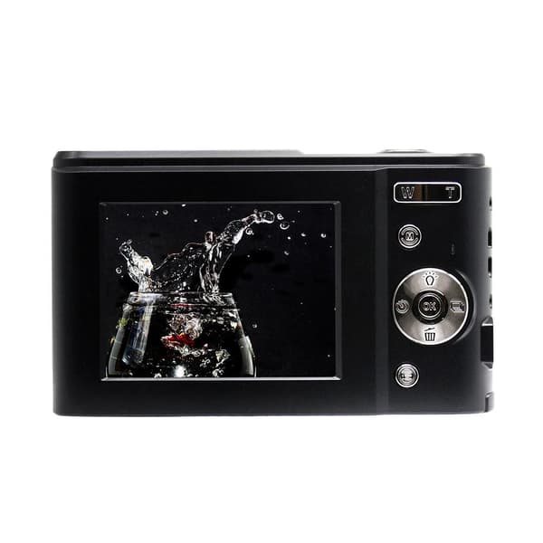 INF Digitalkamera 1080P, 48 megapiksler, 16x zoom Sort