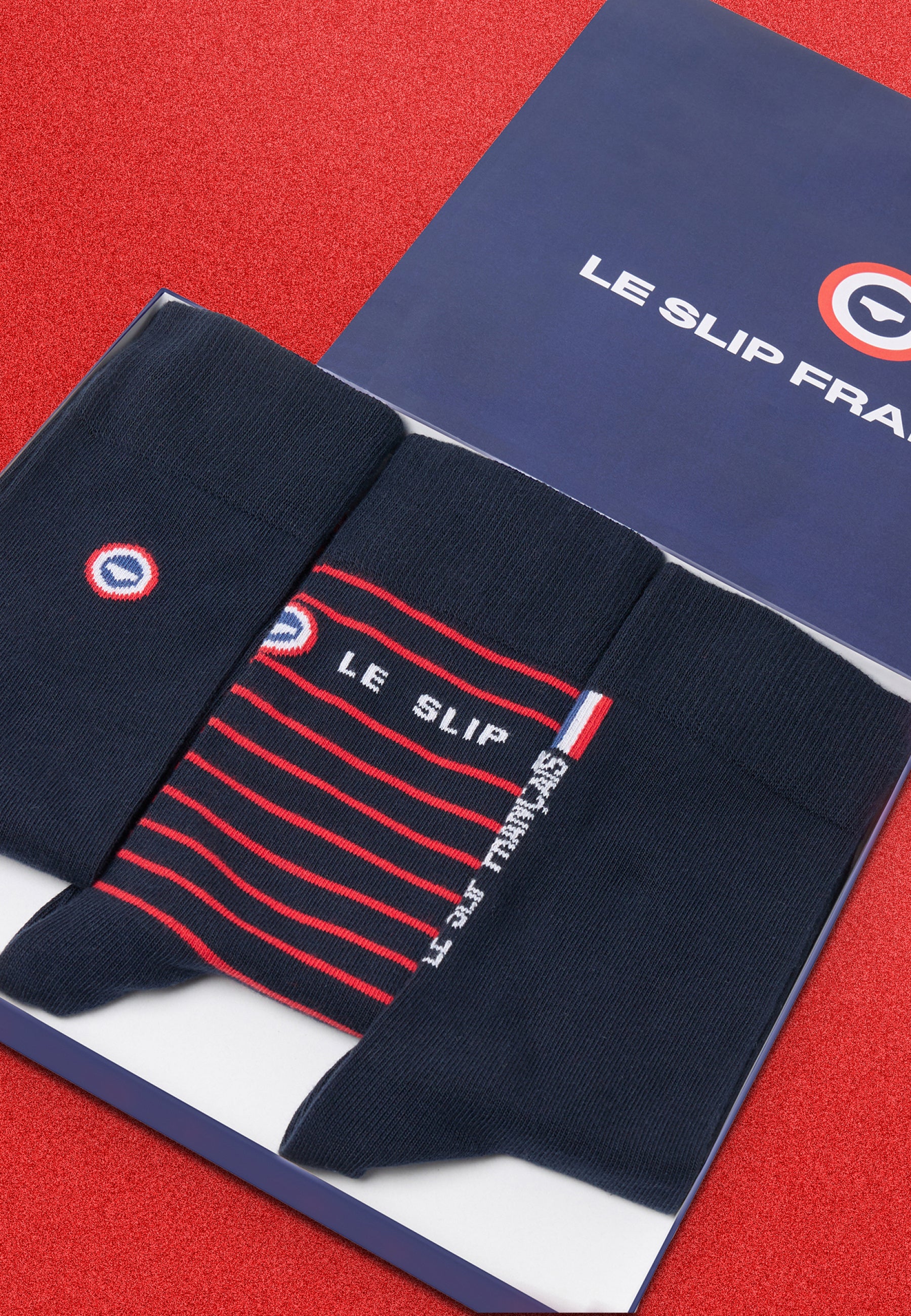 Les Chaussettes des Français-Coffret de 3 paires de Chaussettes des Français