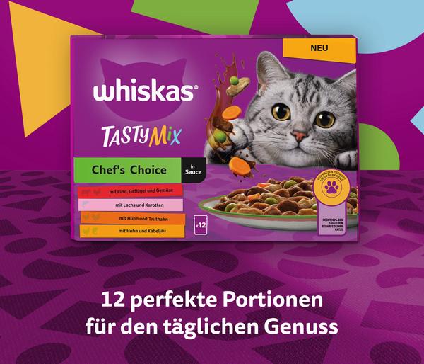 Whiskas® Nassfutter für Katzen Multipack