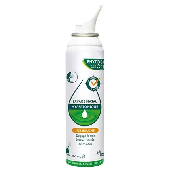 Phytosun Arôms Lavage Nasal Hypertonique Nez Bouché 100ml